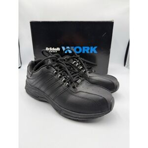 Dr. Scholl's Women's Non-Slip Arch Support Microbe Odor Shield Work Black Sz 9.5
